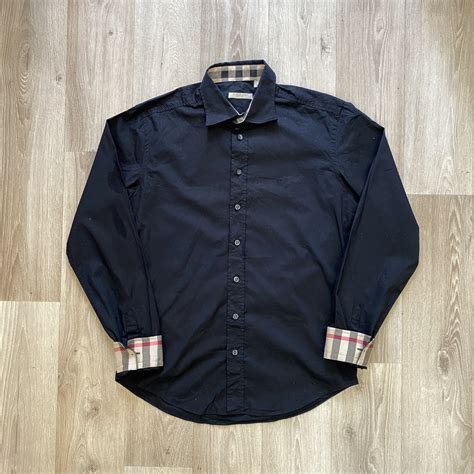 burberry button shirt|authentic burberry button up shirt.